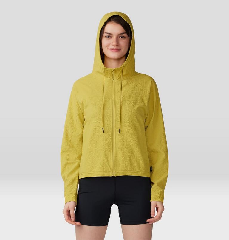 Women's Sunshadow Full Zip, Color: Bright Olive, image 1
