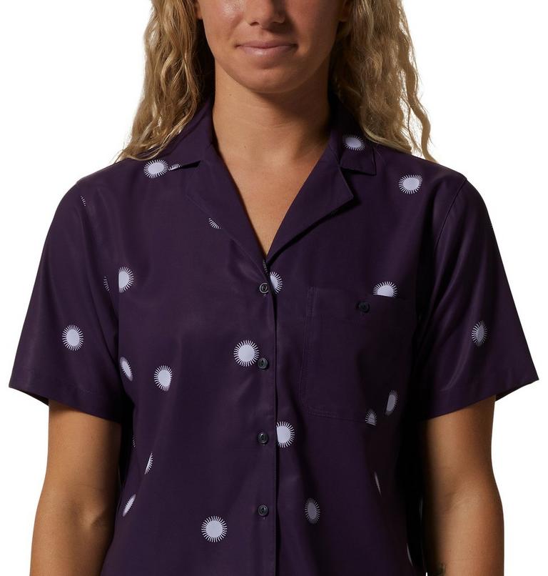 Chemise à manches courtes Shade Lite Femme, Color: Night Iris Sun Dot Print, image 4