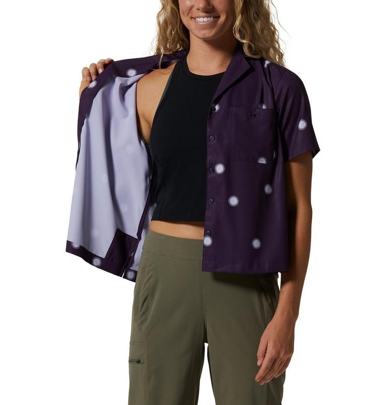 Chemise à manches courtes Shade Lite Femme, Color: Night Iris Sun Dot Print, image 5