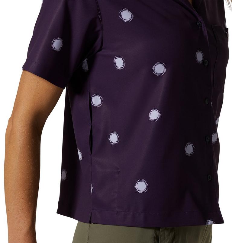Chemise à manches courtes Shade Lite Femme, Color: Night Iris Sun Dot Print, image 6