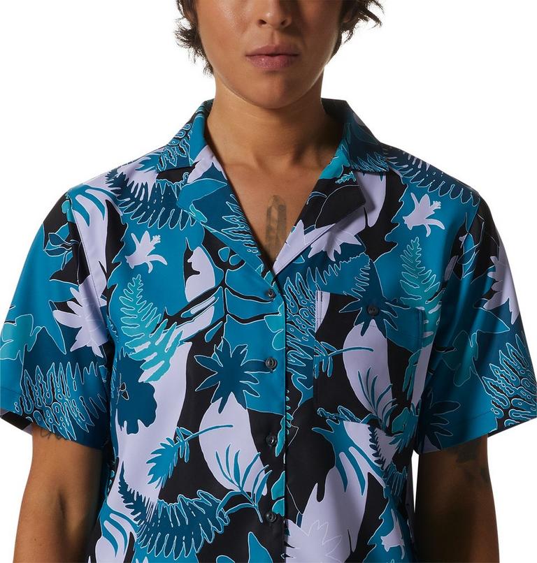 Chemise à manches courtes Shade Lite Femme, Color: Vinca Flora Print, image 4