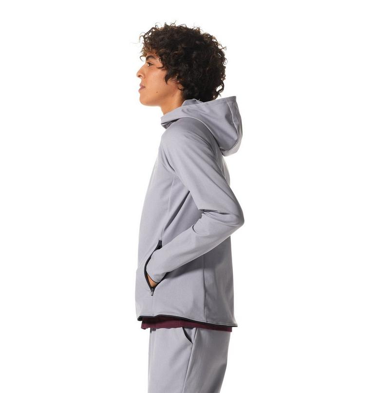 Women's Mountain Stretch Full Zip Hoody, Color: Hardwear Grey Heather, image 3