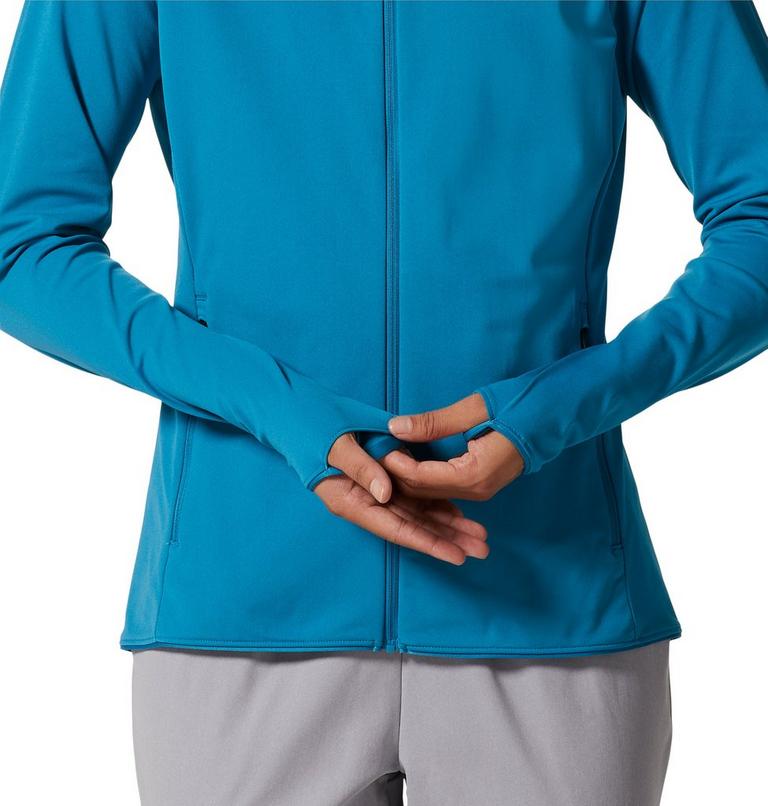 Women's Mountain Stretch Full Zip Hoody, Color: Vinson Blue, image 5