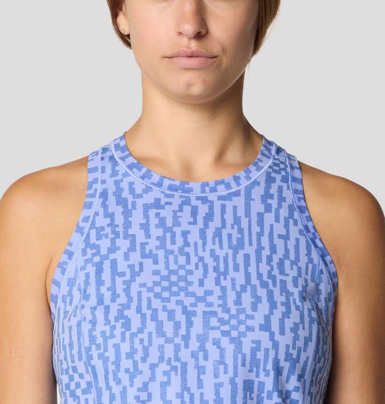 Women's Mountain Stretch Tanklette, Color: Light Illusion Digidaze Print, image 5