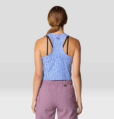 Women's Mountain Stretch Tanklette, Color: Light Illusion Digidaze Print, image 7