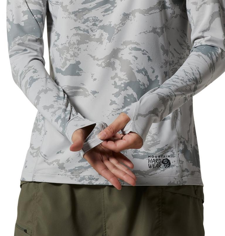 Chandail avec demi-fermeture éclair Crater Lake Femme, Color: Grey Ice Crag Camo Print, image 5