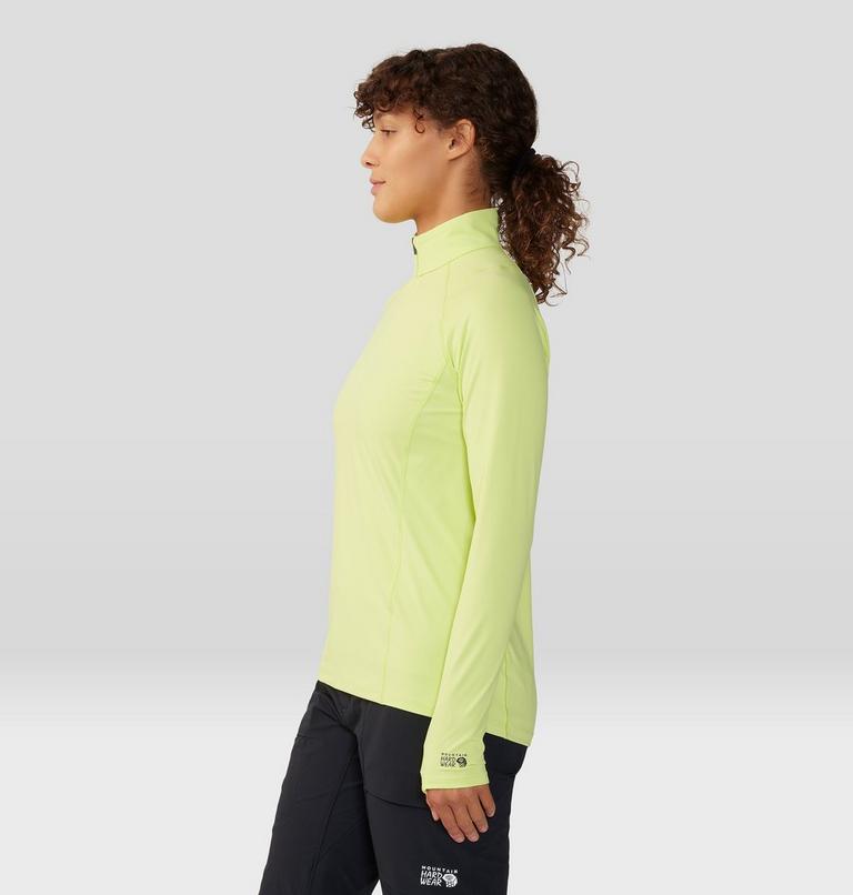 Women's Crater Lake 1/2 Zip, Color: Light Sun, image 3