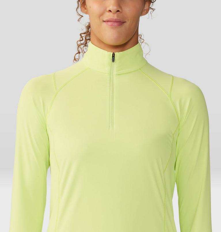 Women's Crater Lake 1/2 Zip, Color: Light Sun, image 4