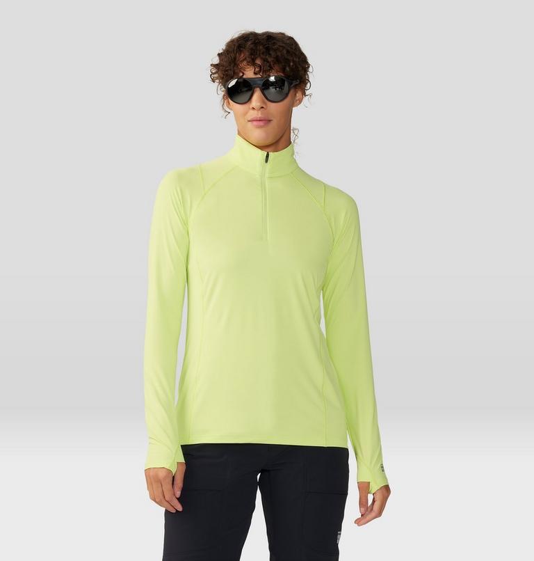 Women's Crater Lake 1/2 Zip, Color: Light Sun, image 7