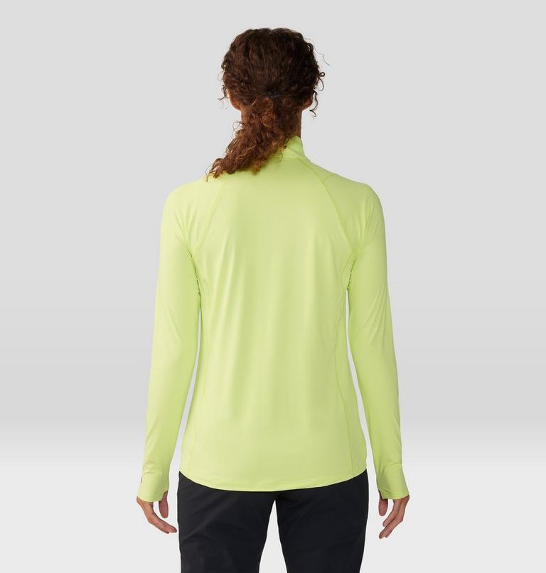 Women's Crater Lake 1/2 Zip, Color: Light Sun, image 2