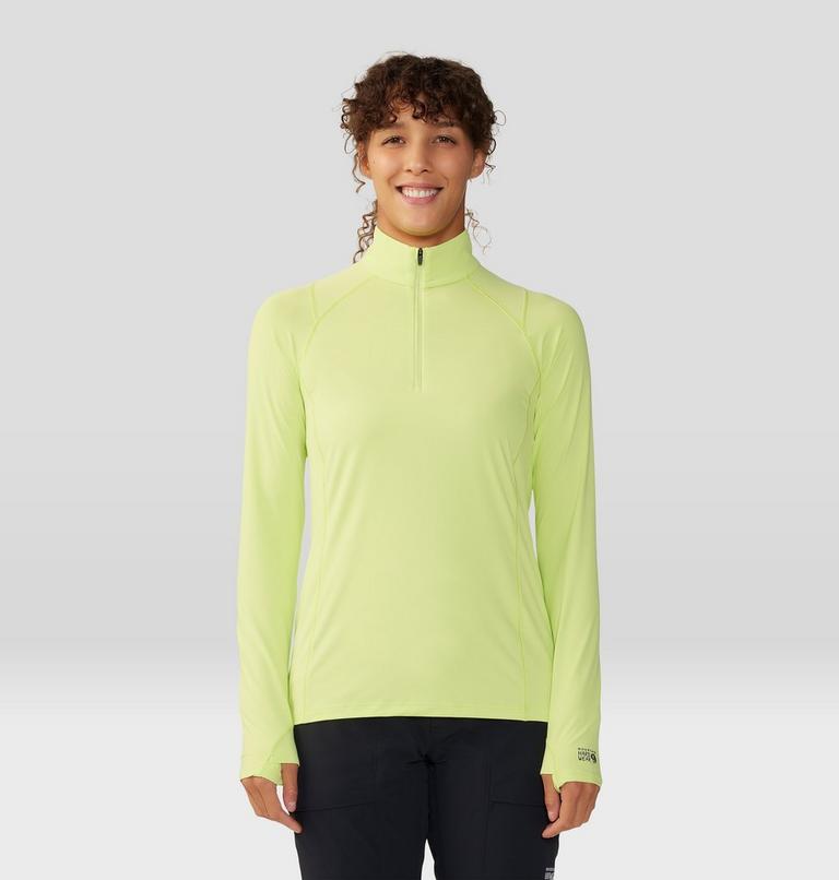 Women's Crater Lake 1/2 Zip, Color: Light Sun, image 1