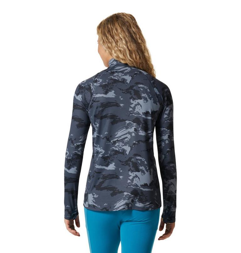 Crater Lake Half Zip | 417 | XS, Color: Blue Slate Crag Camo Print, image 2