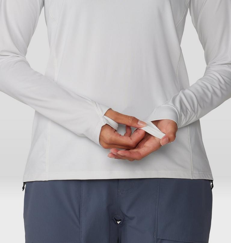 Women's Crater Lake Long Sleeve, Color: Fogbank, image 5