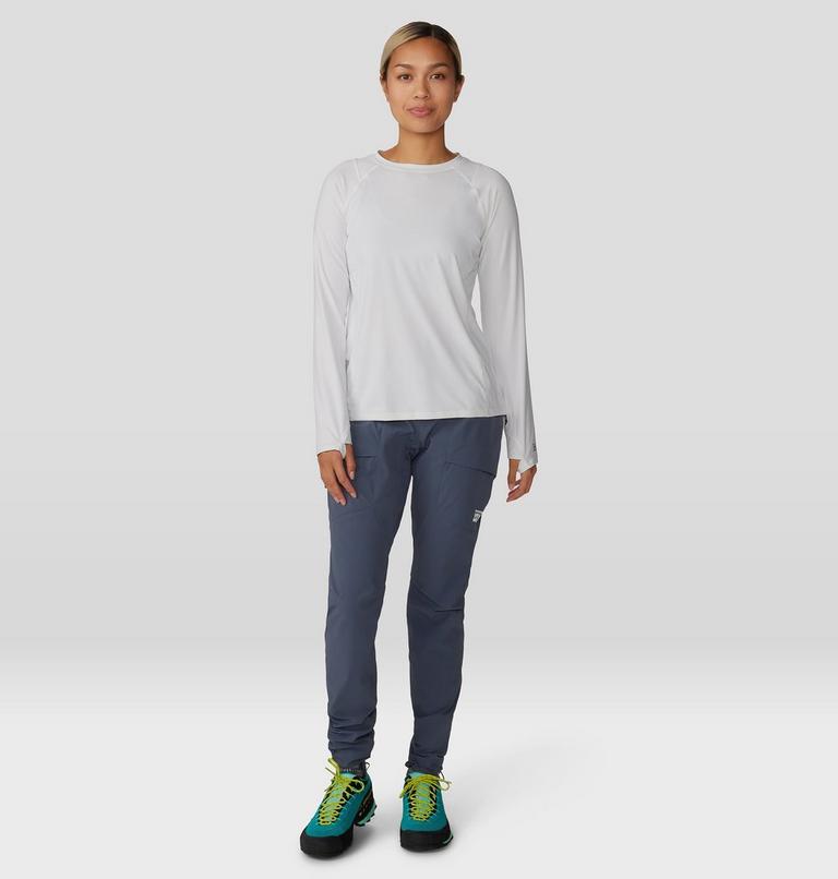 Women's Crater Lake Long Sleeve, Color: Fogbank, image 7