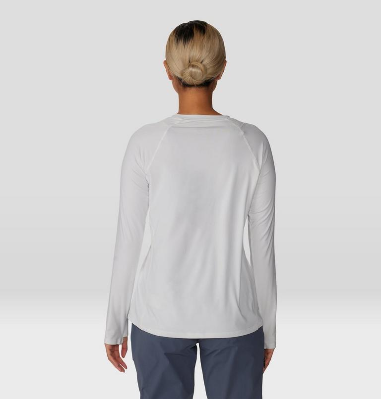 Women's Crater Lake Long Sleeve, Color: Fogbank, image 2