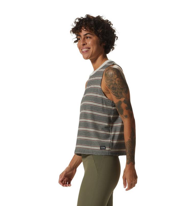 Women's Wander Pass Tank, Color: Stone Pacific Stripe, image 3