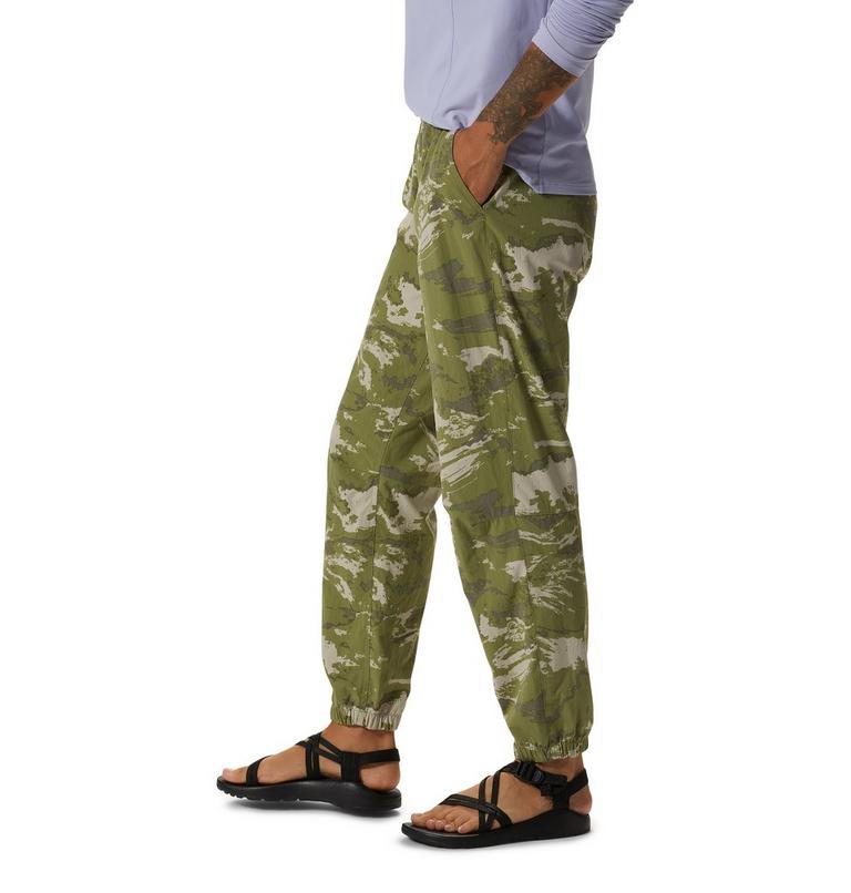 Women's Stryder Pant, Color: Light Cactus Crag Camo Print, image 3