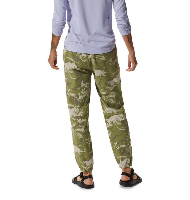 Women's Stryder Pant, Color: Light Cactus Crag Camo Print, image 2