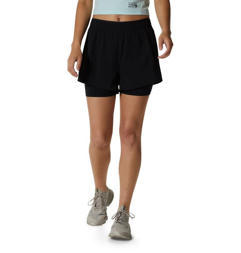 Women's Sunshadow 2in1 Short, Color: Black, image 1