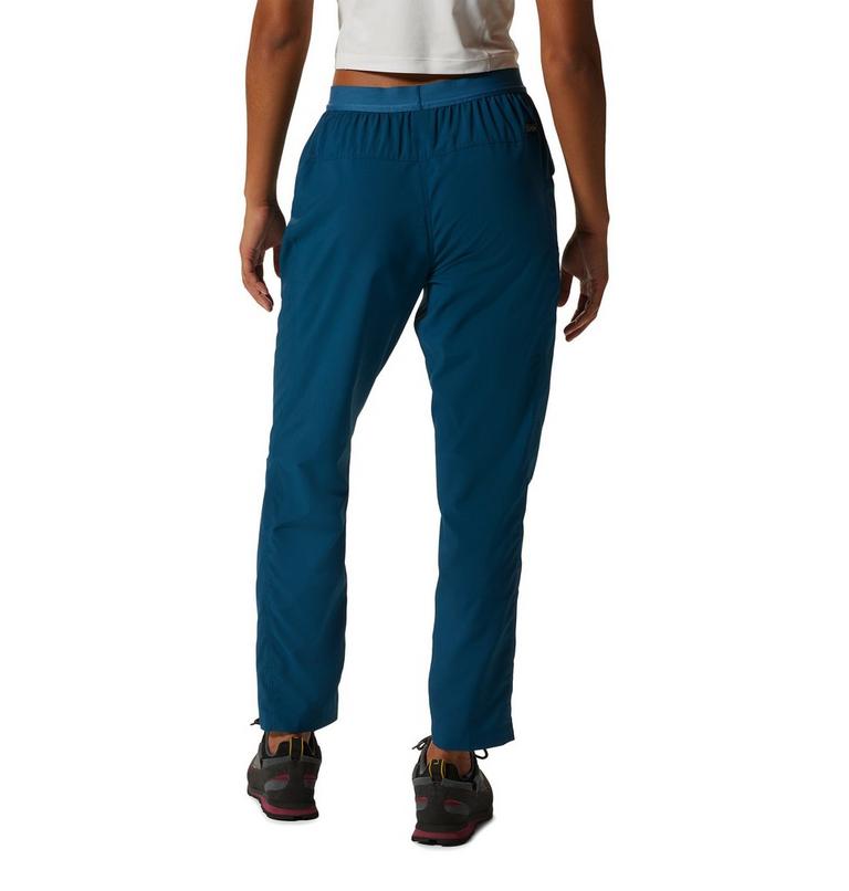 Women's Trail Sender Pant, Color: Dark Caspian, image 2