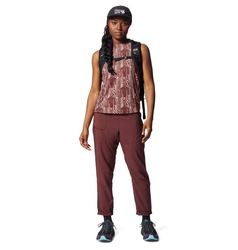 Women's Trail Sender Pant, Color: Washed Raisin, image 5