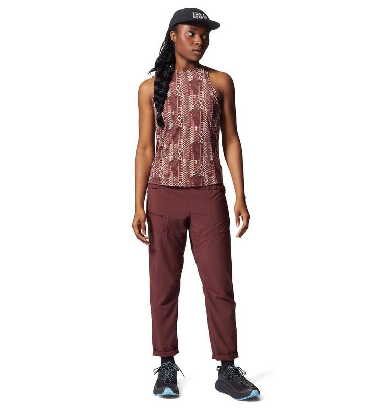Women's Trail Sender Pant, Color: Washed Raisin, image 6