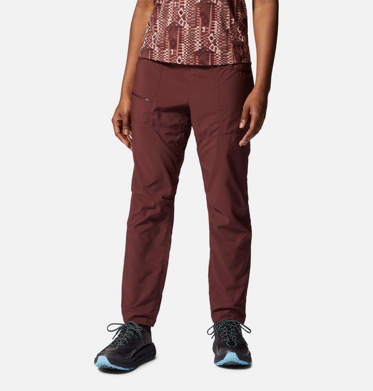 Women's Trail Sender Pant, Color: Washed Raisin, image 1