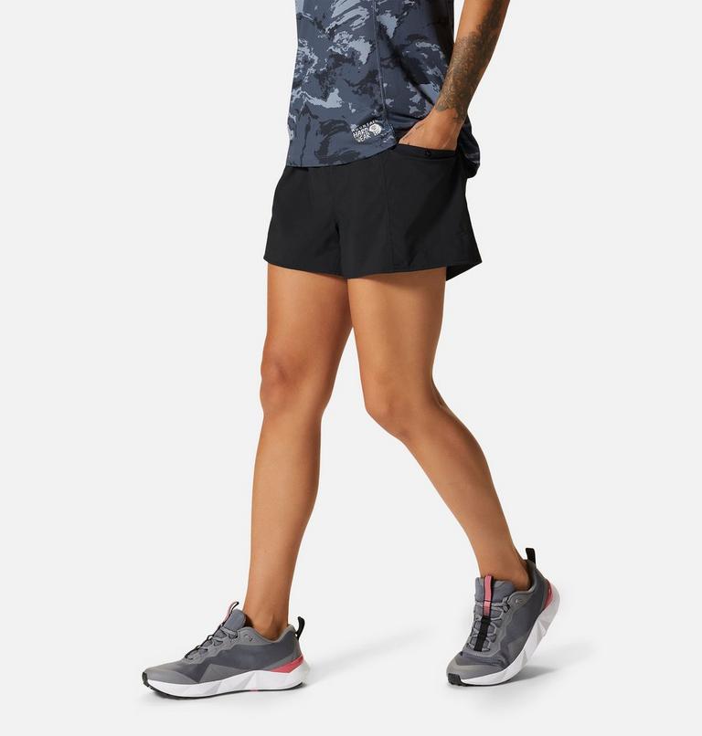 Women's Trail Sender Short, Color: Black, image 3