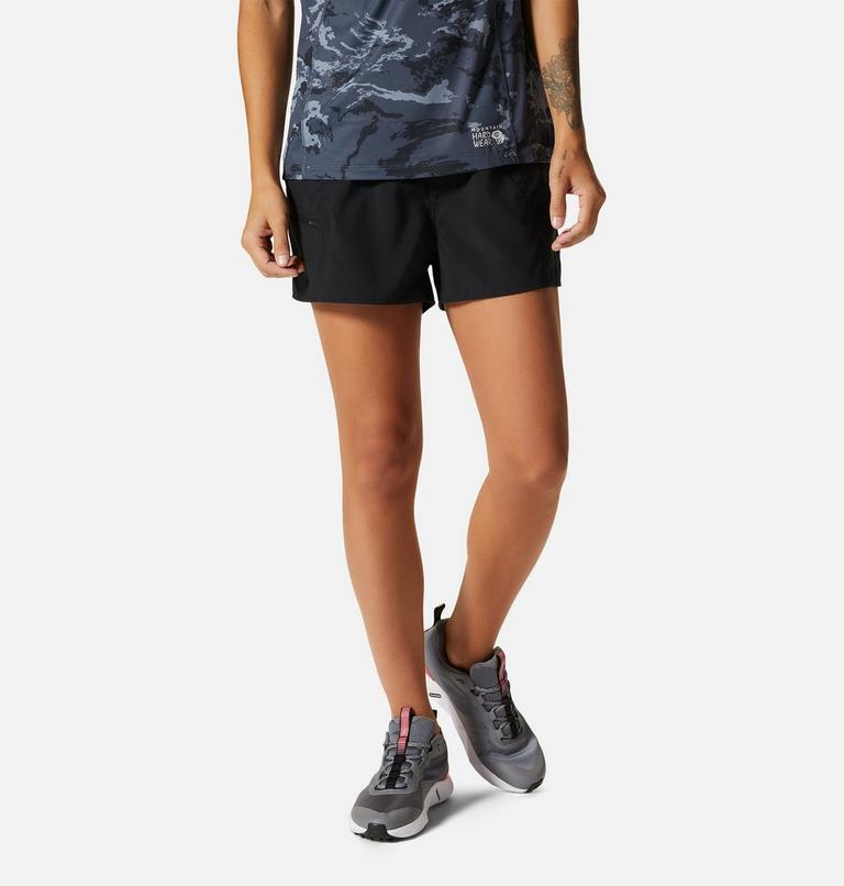 Women's Trail Sender Short, Color: Black, image 1