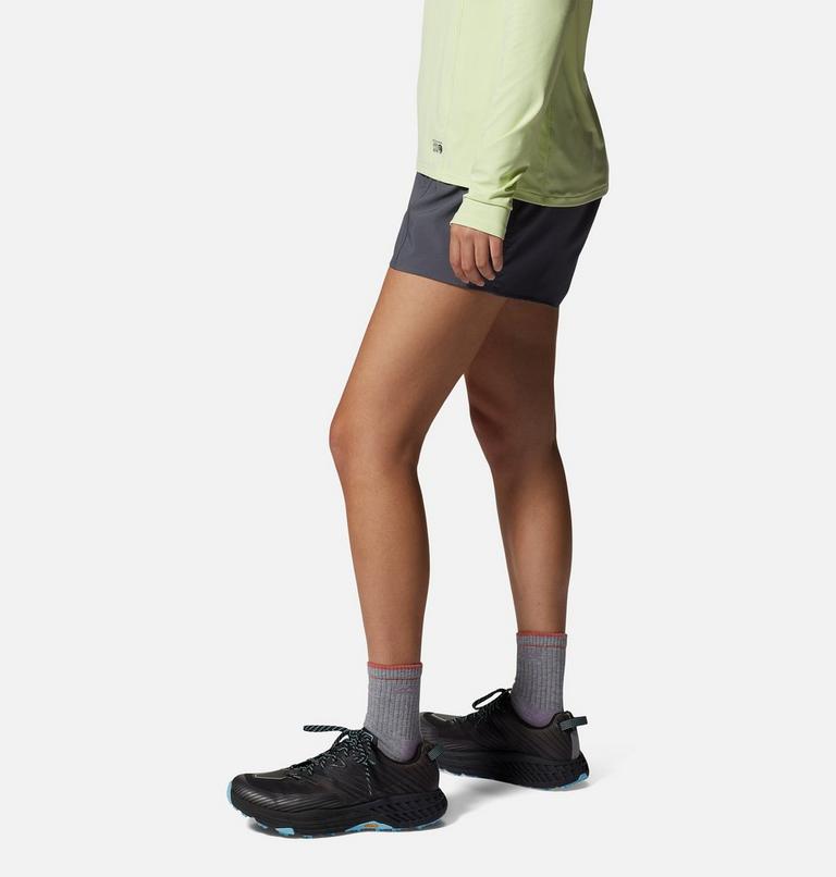 Women's Trail Sender Short, Color: Iron Grey, image 3