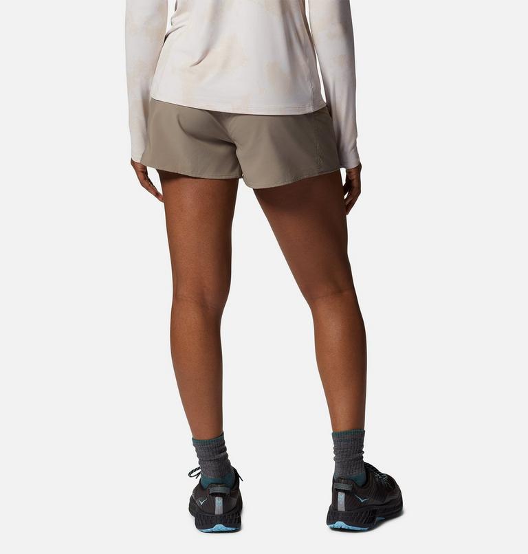 Women's Trail Sender Short, Color: Khaki, image 2