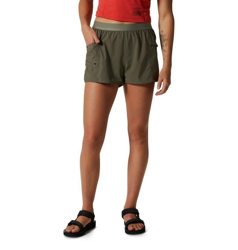 Short Trail Sender Femme, Color: Stone Green, image 1