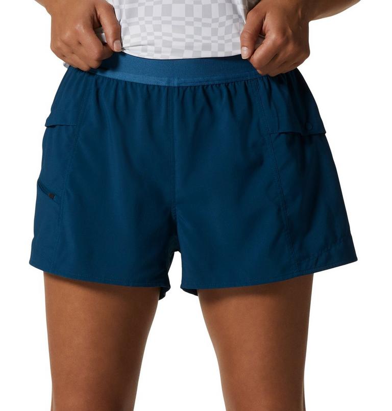 Women's Trail Sender Short, Color: Dark Caspian, image 4