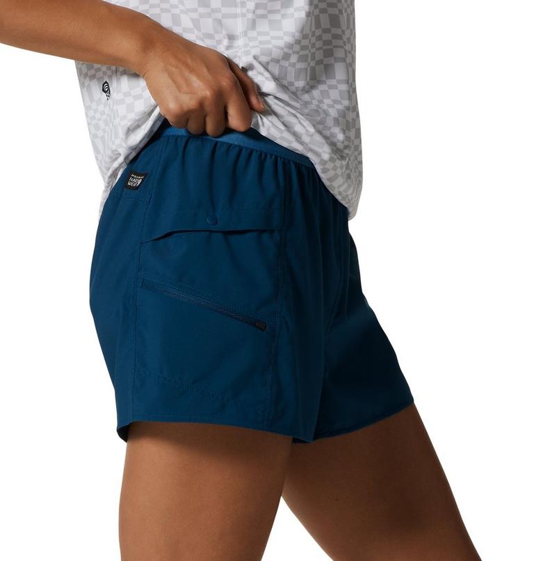 Women's Trail Sender Short, Color: Dark Caspian, image 5