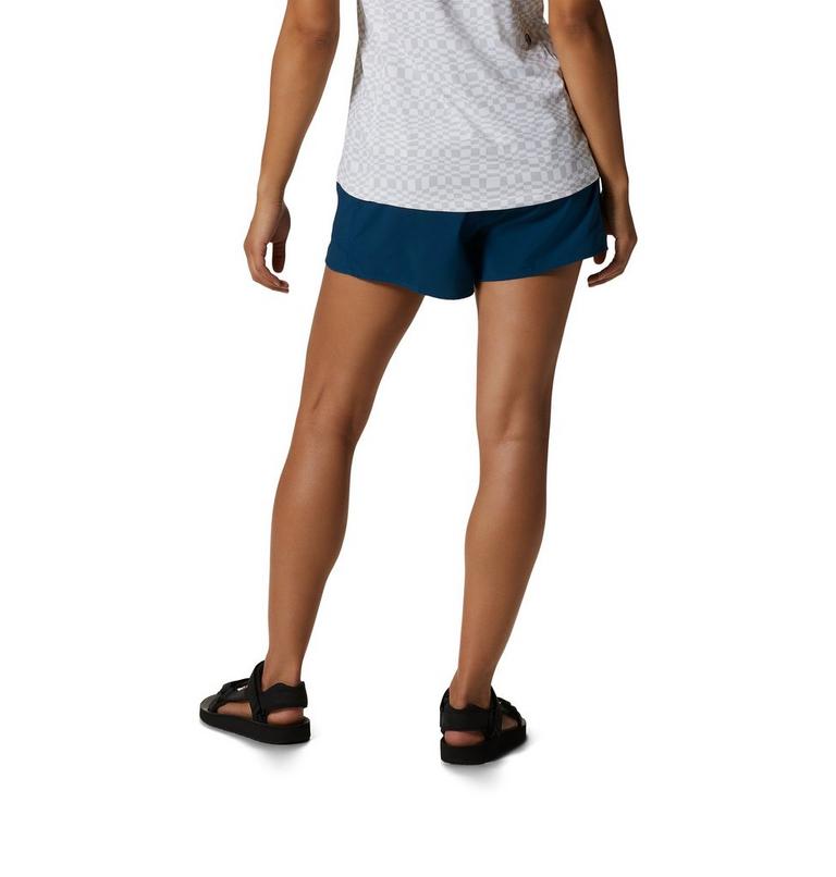 Women's Trail Sender Short, Color: Dark Caspian, image 2