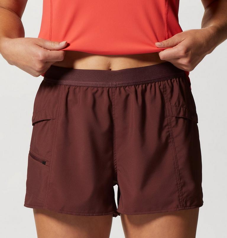 Women's Trail Sender Short, Color: Washed Raisin, image 4