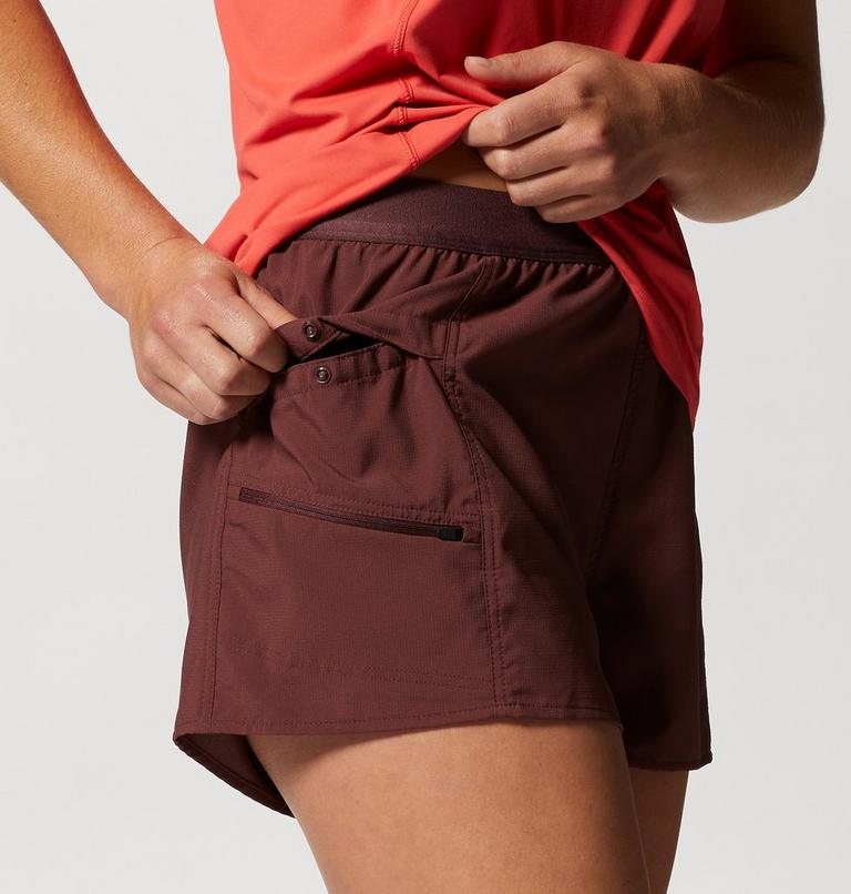 Women's Trail Sender Short, Color: Washed Raisin, image 6