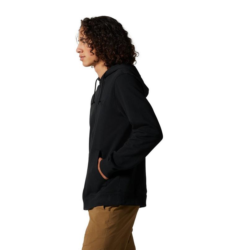 Men's MHW Logo Full Zip, Color: Black, image 3