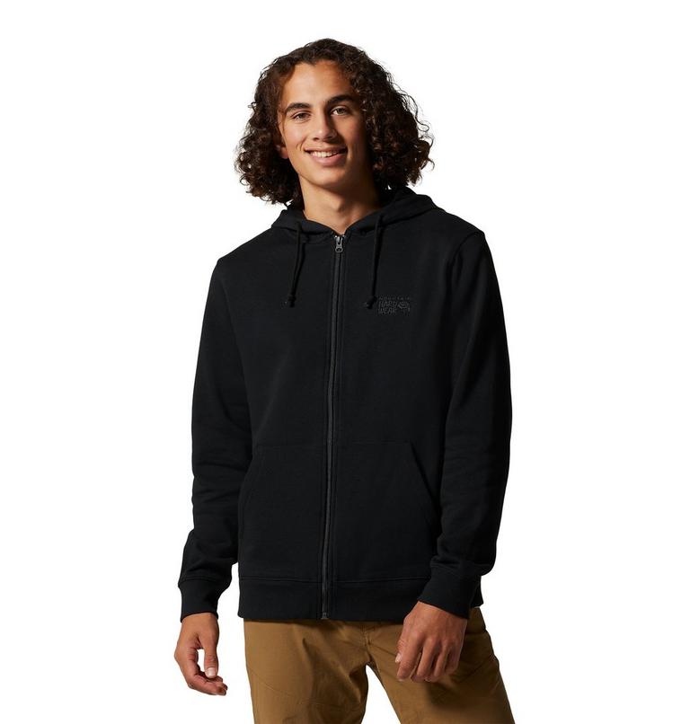 Men's MHW Logo Full Zip, Color: Black, image 1