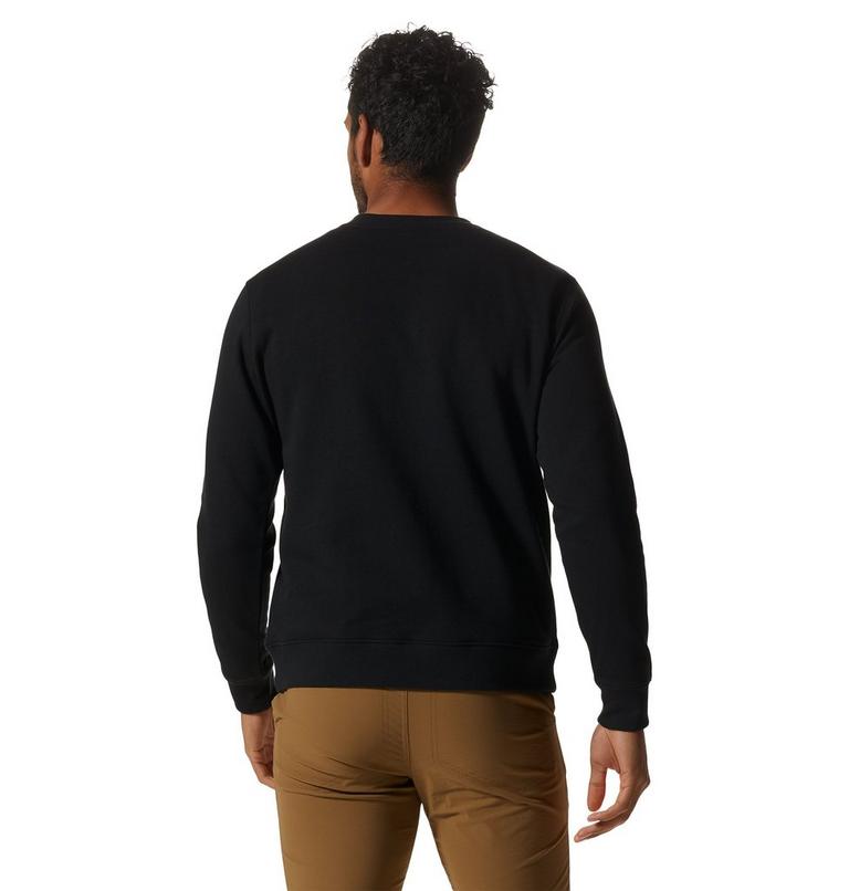 Chandail à col rond MHW Logo Homme, Color: Black, image 2