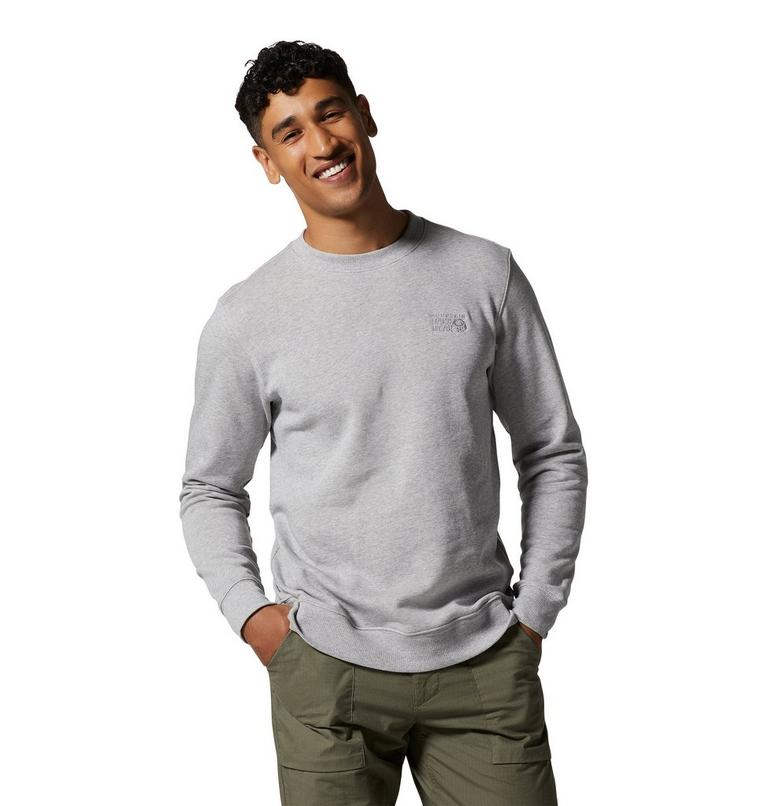 Chandail à col rond MHW Logo Homme, Color: Hardwear Grey Heather, image 1