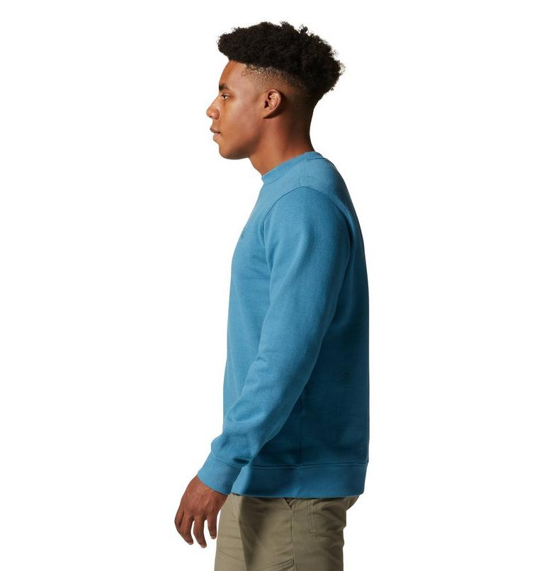 Men's MHW Logo Pullover Crew, Color: Caspian, image 3