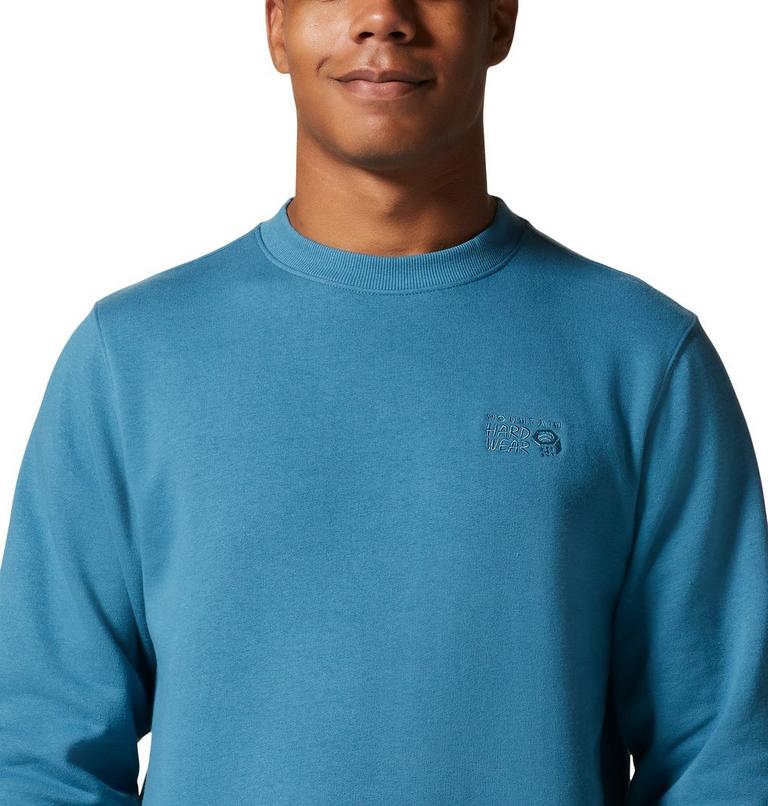 Men's MHW Logo Pullover Crew, Color: Caspian, image 4