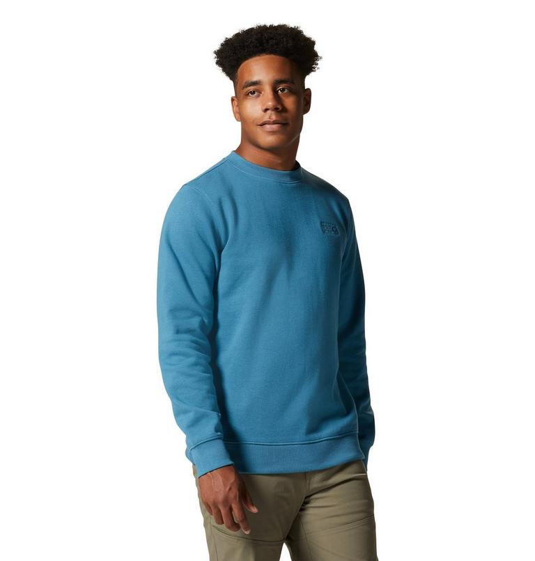 Men's MHW Logo Pullover Crew, Color: Caspian, image 5