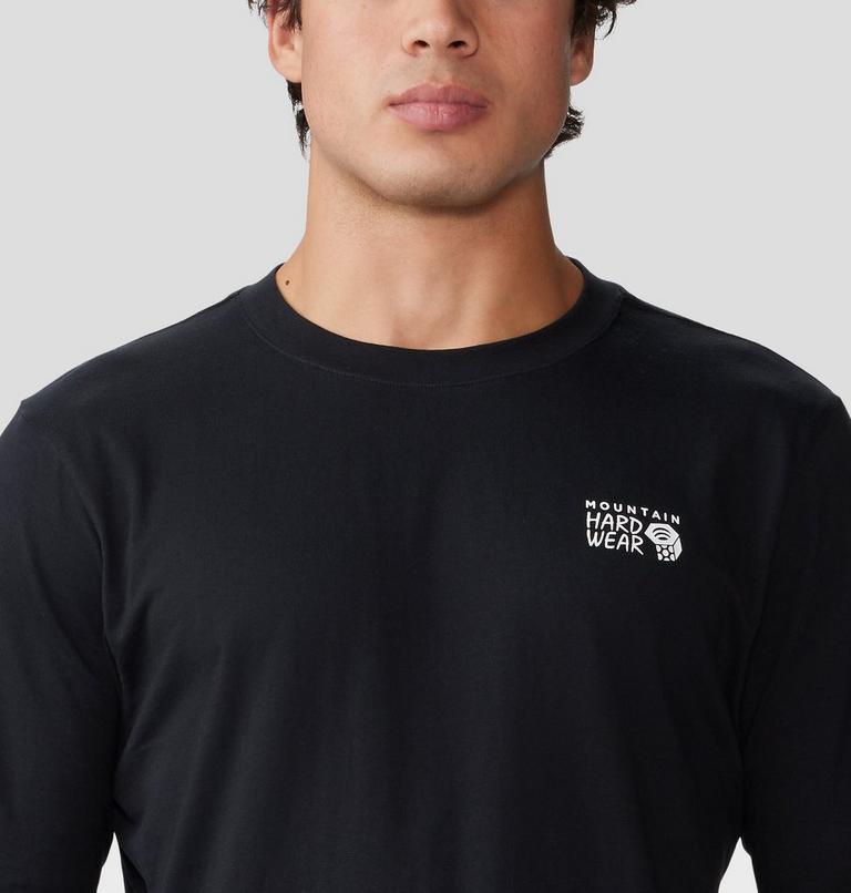 Men's MHW Back Logo Long Sleeve, Color: Black, image 4