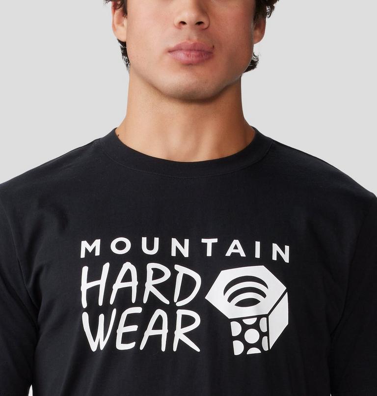 Men's MHW Logo Short Sleeve, Color: Black, image 4