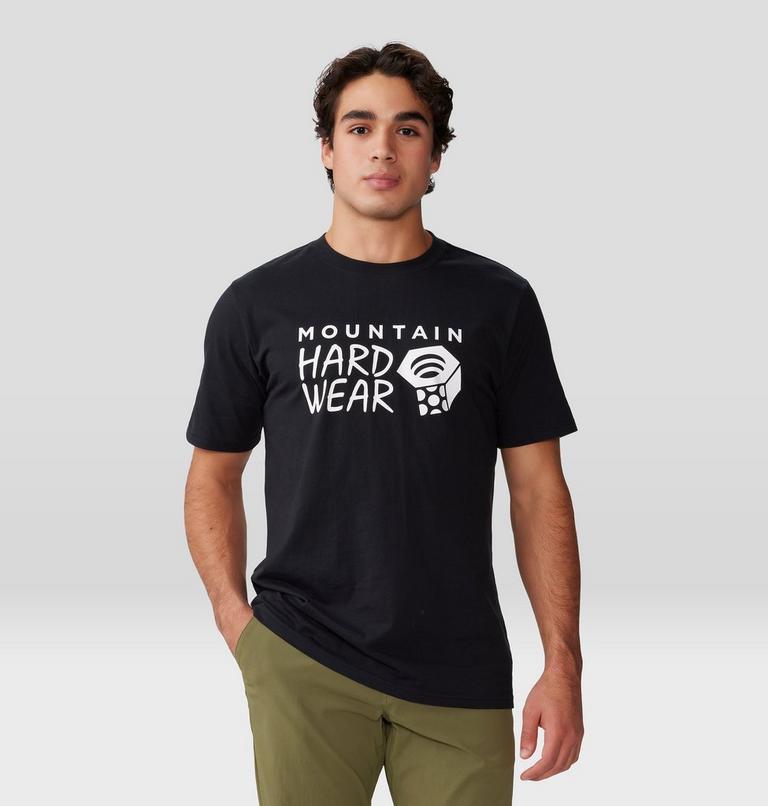 Men's MHW Logo Short Sleeve, Color: Black, image 5