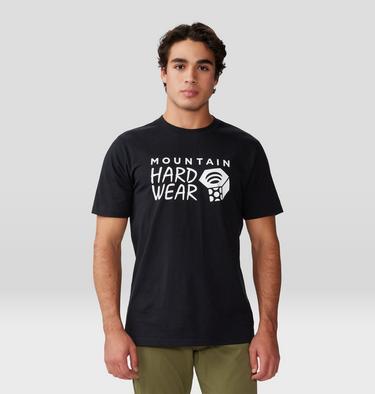 Men's MHW Logo Short Sleeve, Color: Black, image 1