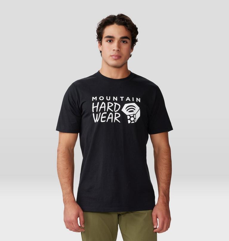 Men's MHW Logo Short Sleeve, Color: Black, image 1