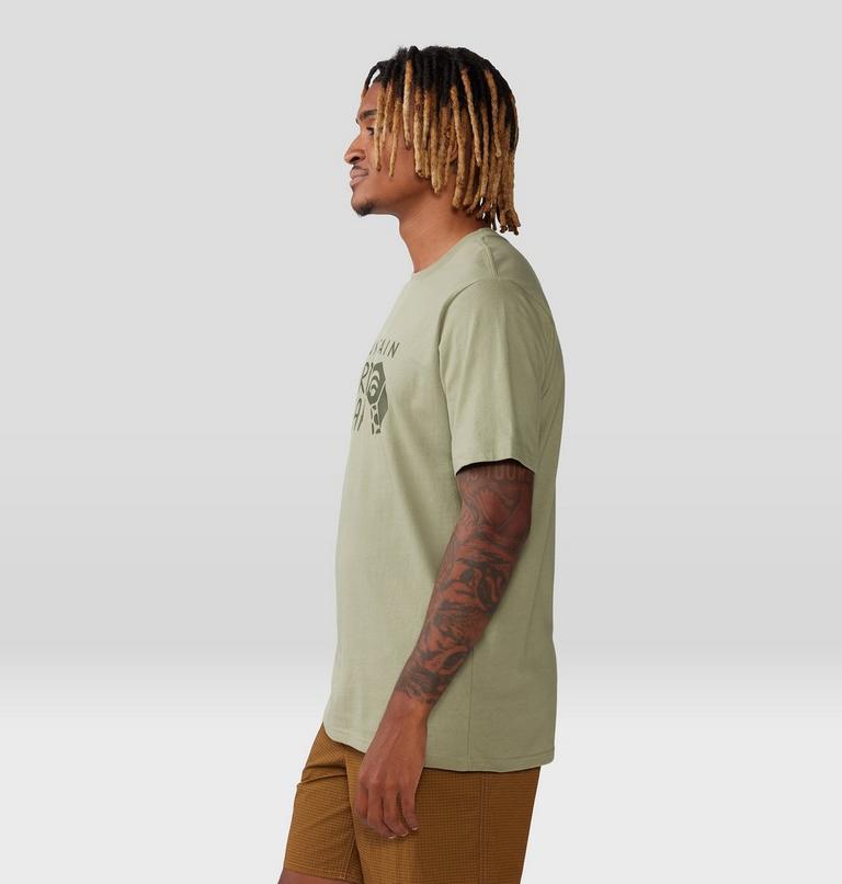 T-shirt à manches courtes MHW Logo Homme, Color: Mantis Green, image 3